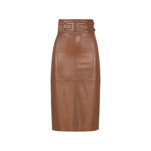 Elisabetta Franchi Women Leather Skirt